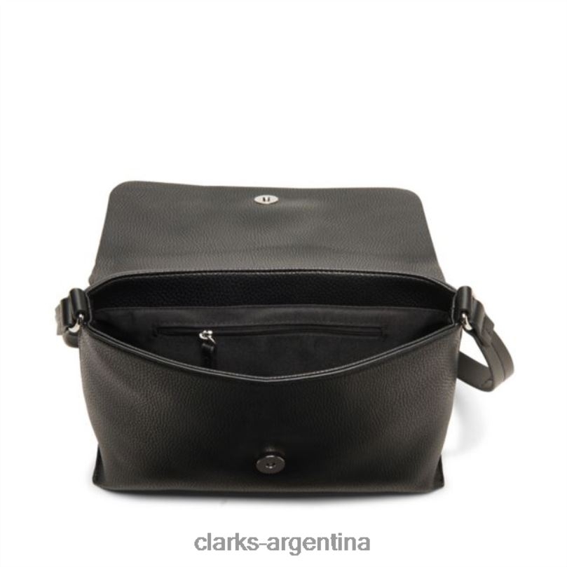 Clarks unisexo 2FZPZ5398 correa de cosecha negro clarks negros negro