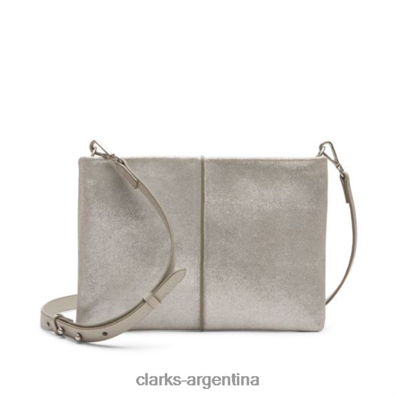 Clarks unisexo 2FZPZ5399 roslyn cross gris metalizado clarks gris metalizado gris metalizado