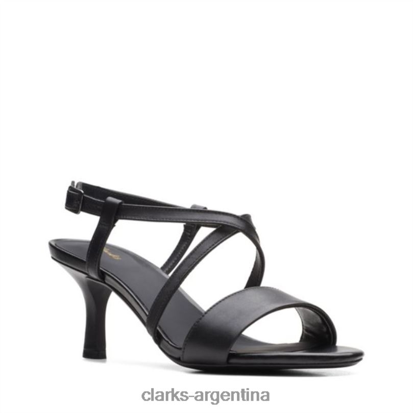 Clarks unisexo 2FZPZ6033 clarks cuero negro amali hebilla cuero negro cuero negro