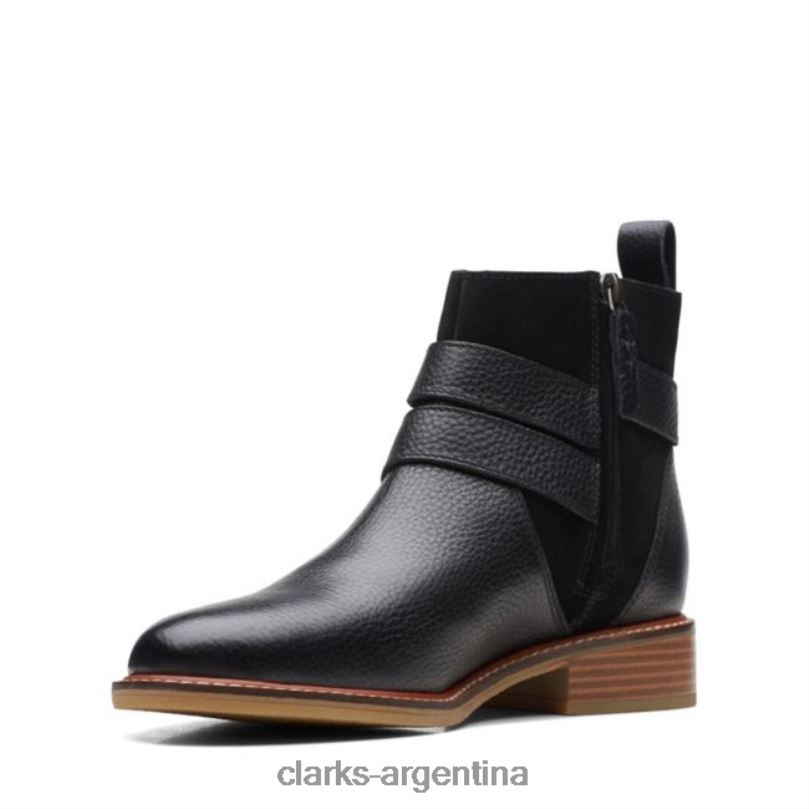 Clarks unisexo 2FZPZ6145 clarks combinación negra colonia hebilla combinación negra combinación negra