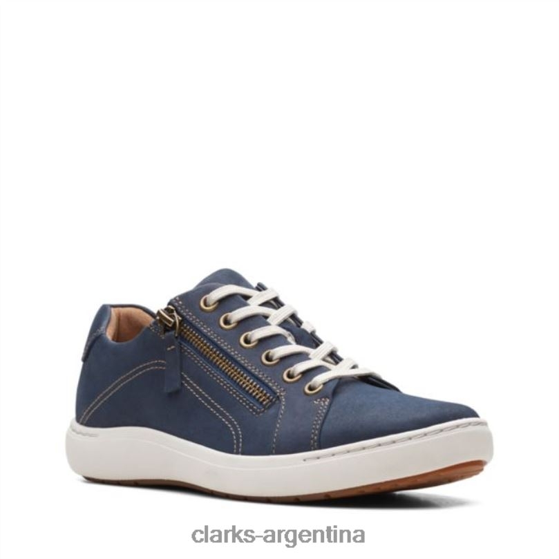 Clarks unisexo 2FZPZ6202 clarks nalle encaje nubuck azul marino nubuck azul marino