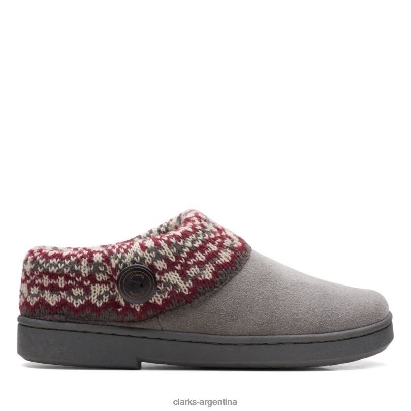 Clarks unisexo 2FZPZ6360 gris clarks helecho willodean gris gris