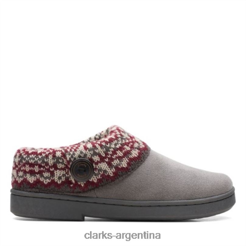Clarks unisexo 2FZPZ6360 gris clarks helecho willodean gris gris