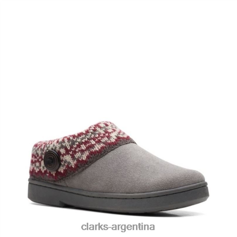 Clarks unisexo 2FZPZ6360 gris clarks helecho willodean gris gris