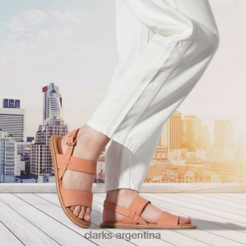 Clarks unisexo 2FZPZ6374 correa karsea coral claro coral claro clarks coral claro