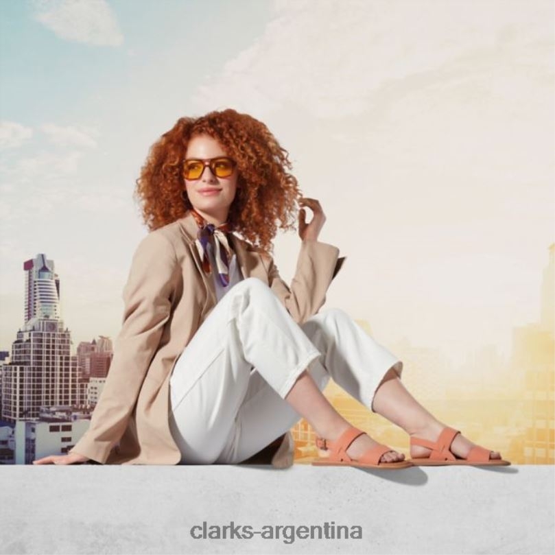 Clarks unisexo 2FZPZ6374 correa karsea coral claro coral claro clarks coral claro