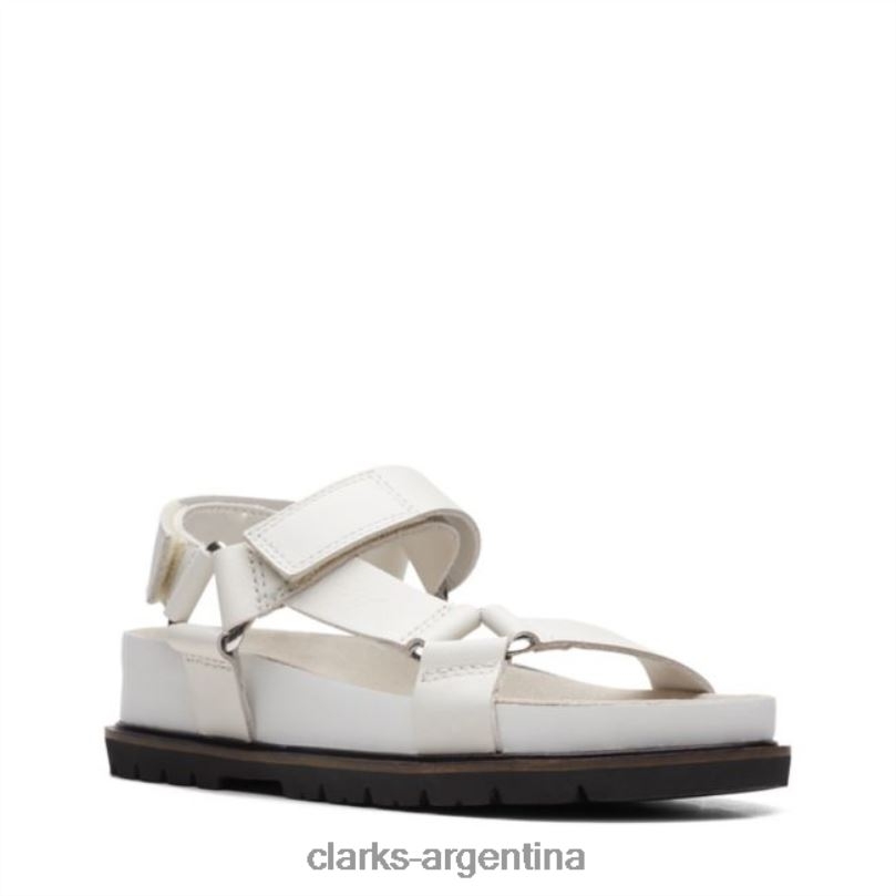 Clarks unisexo 2FZPZ6395 clarks orianna sporty cuero blanco cuero blanco