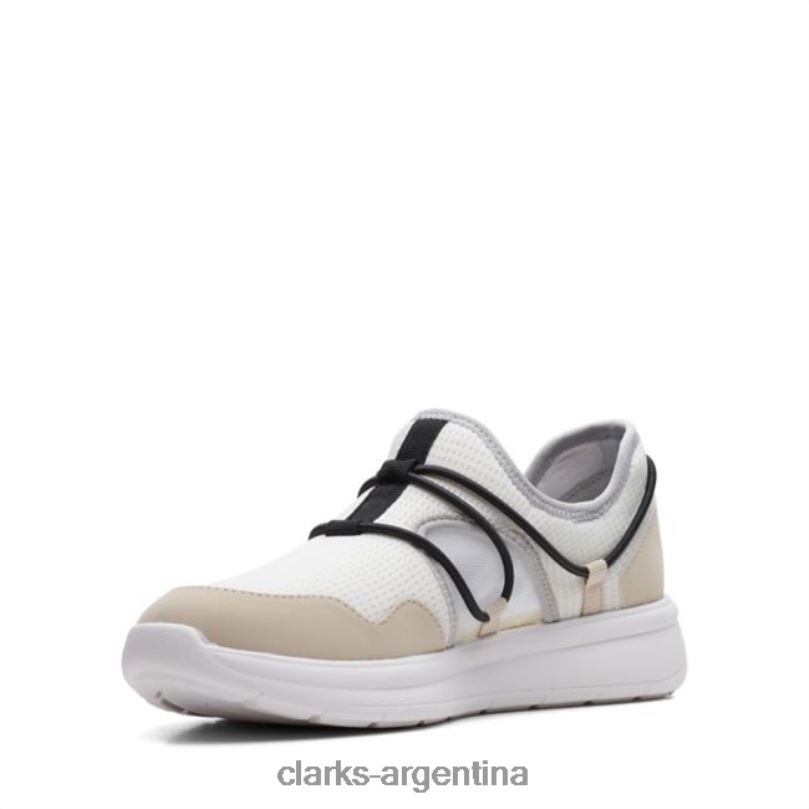Clarks unisexo 2FZPZ6540 combi blanca ezera skip combi blanca clarks combinación blanca