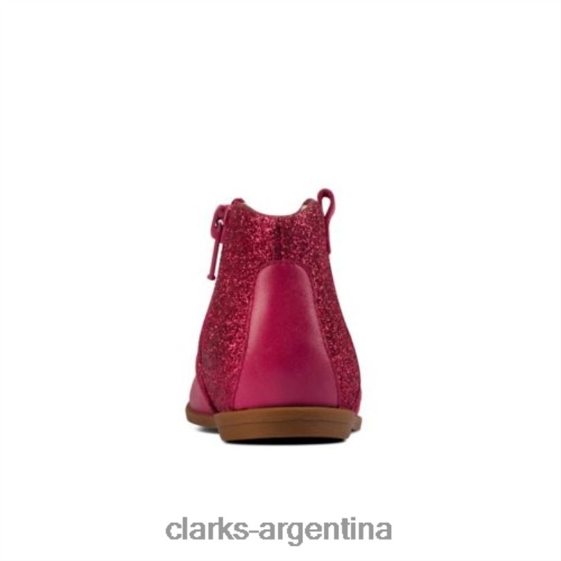 Clarks unisexo 2FZPZ4563 Clarks de cuero frambuesa Drew Dawn FST G Fit cuero frambuesa