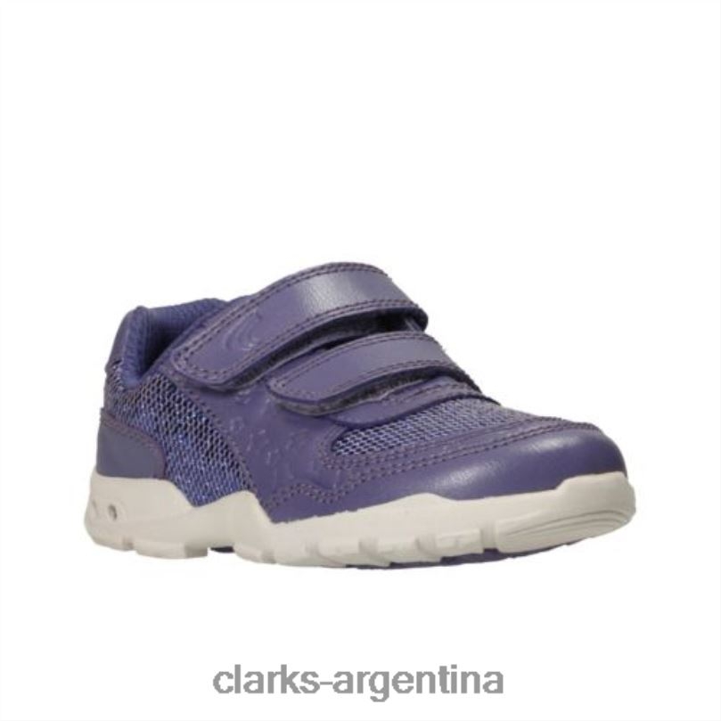 Clarks unisexo 2FZPZ4679 brite play fst f fit clarks morado púrpura
