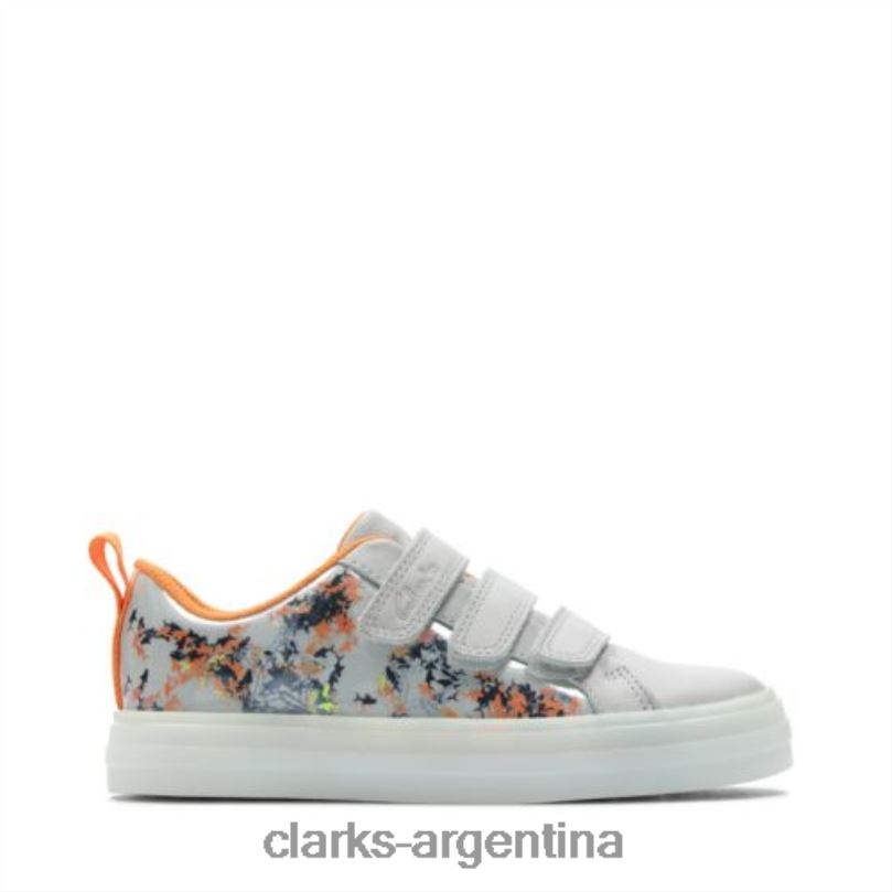 Clarks unisexo 2FZPZ4696 interés gris clarks nova escala inf g ajuste interés gris