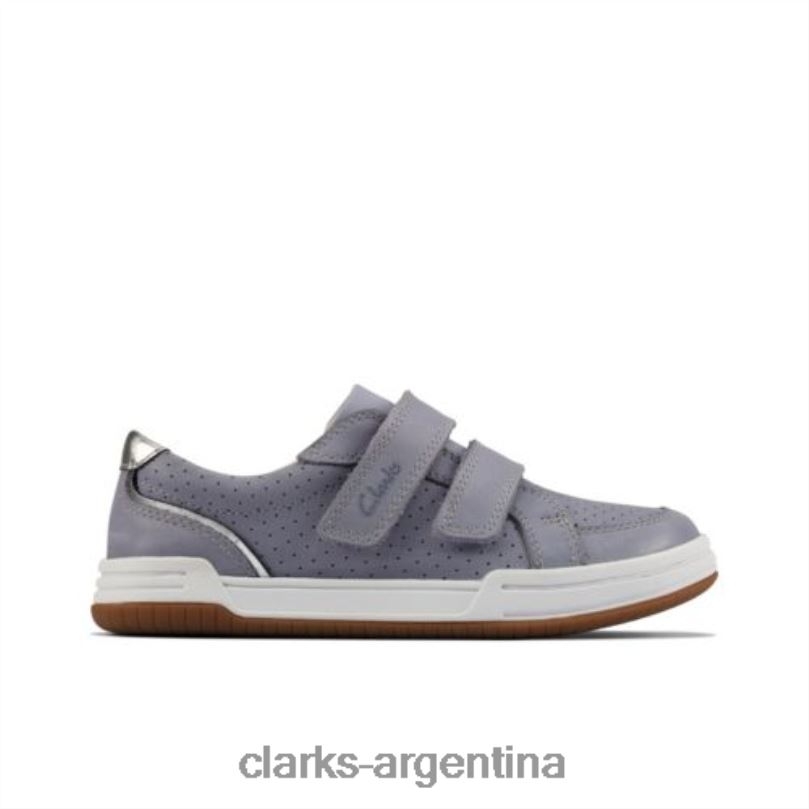 Clarks unisexo 2FZPZ4700 clarks cuero azul claro fawn solo inf f fit cuero azul claro