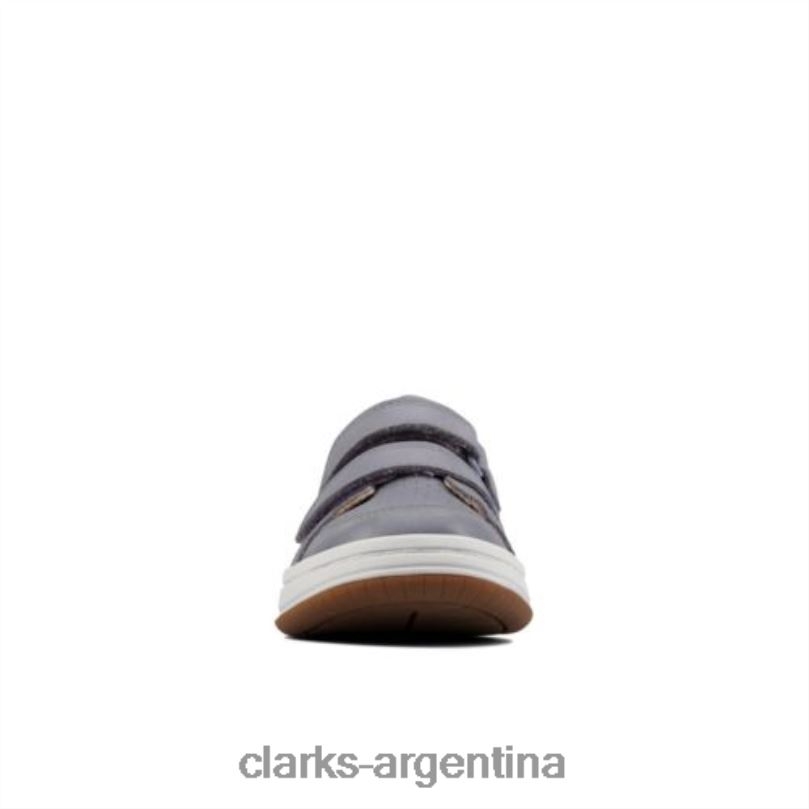 Clarks unisexo 2FZPZ4700 clarks cuero azul claro fawn solo inf f fit cuero azul claro