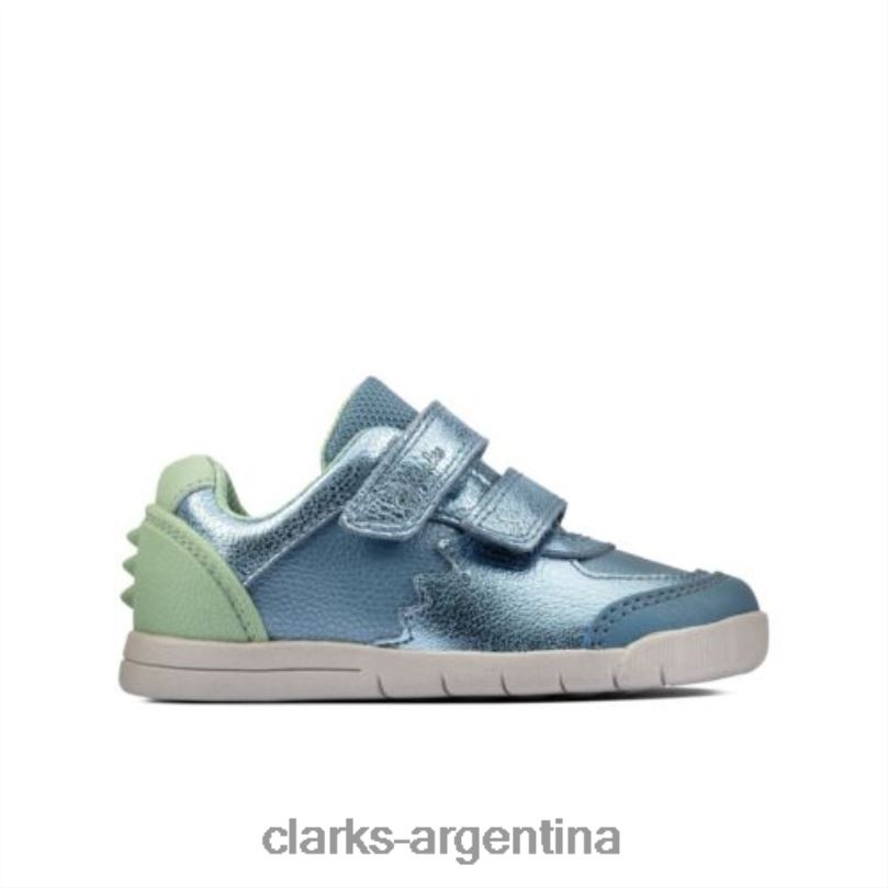 Clarks unisexo 2FZPZ4703 rex quest fst g fit clarks cuero azul medio cuero azul medio