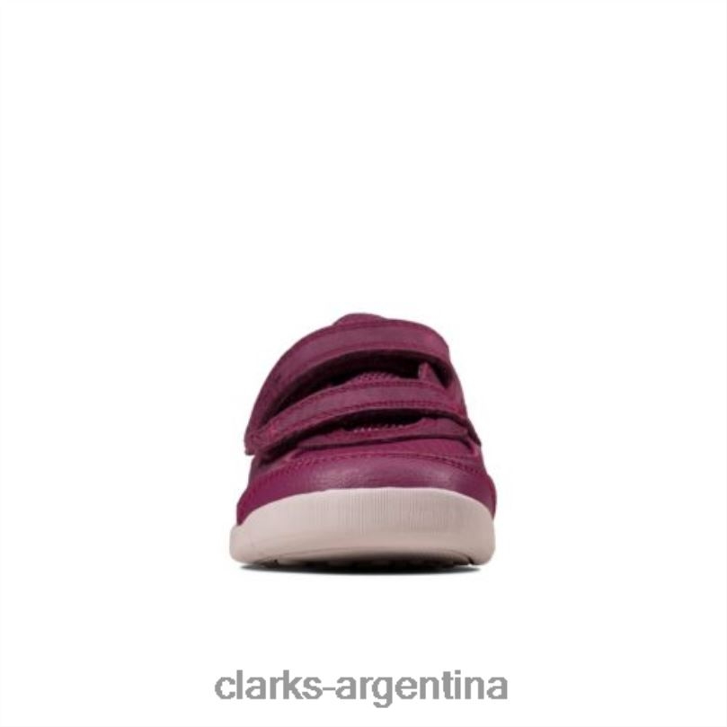 Clarks unisexo 2FZPZ4706 clarks rex quest fst g fit berry combi combinación de bayas