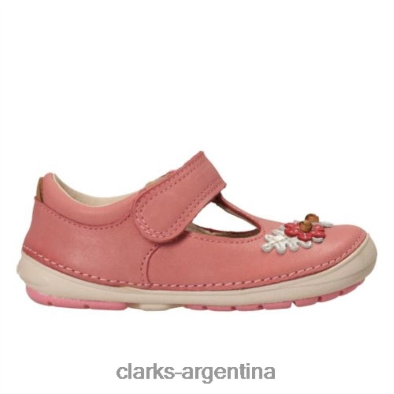 Clarks unisexo 2FZPZ4707 Clarks rosa bebé suavemente florecer fst f fit Bebé rosa