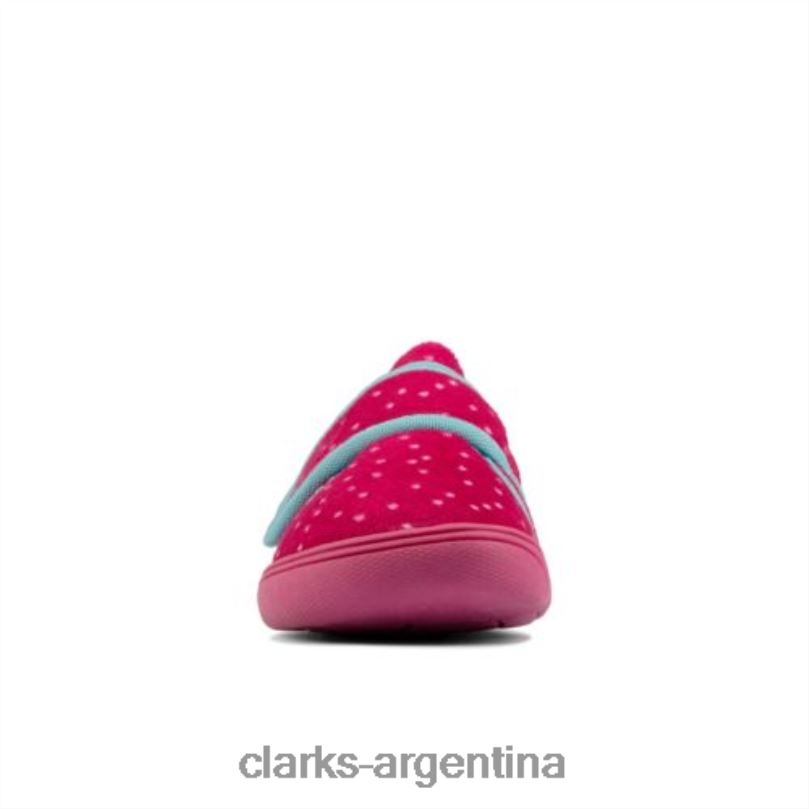 Clarks unisexo 2FZPZ4710 Holmly Rest Inf G Fit Pink Clarks rosa