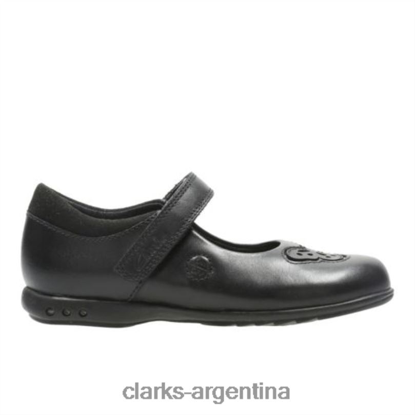 Clarks unisexo 2FZPZ4712 clarks cuero negro trixi rose inf f fit cuero negro