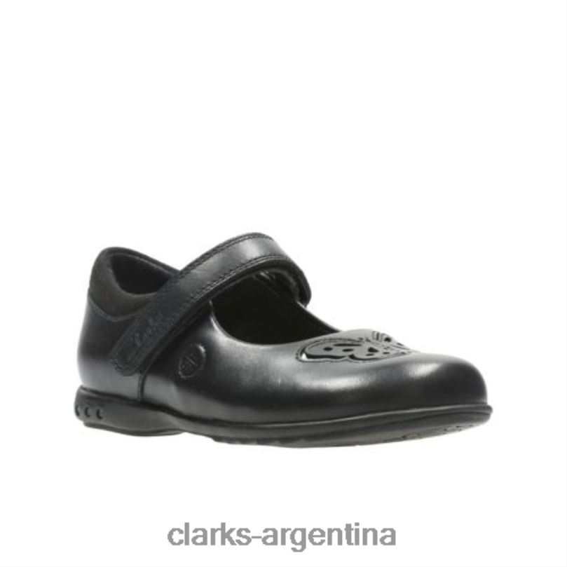 Clarks unisexo 2FZPZ4712 clarks cuero negro trixi rose inf f fit cuero negro