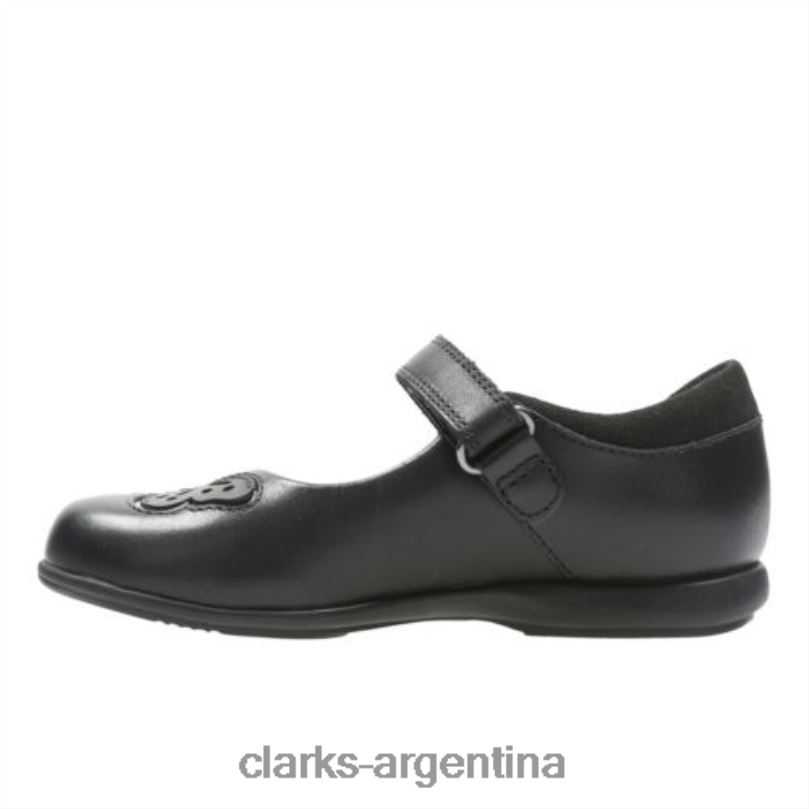 Clarks unisexo 2FZPZ4712 clarks cuero negro trixi rose inf f fit cuero negro