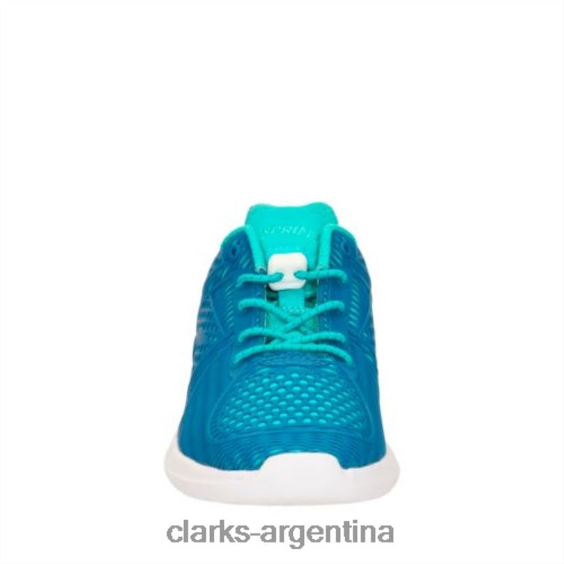 Clarks unisexo 2FZPZ4716 azul sprint wild jnr- f fit clarks azul