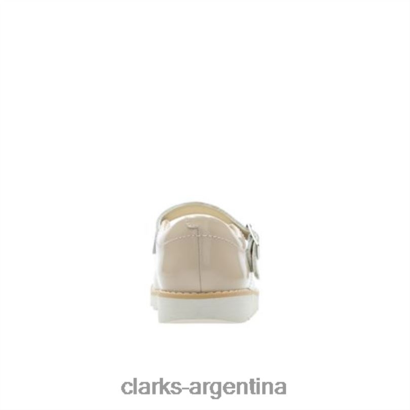 Clarks unisexo 2FZPZ4721 Clarks Blush Crown Jump Jnr F Fit rubor