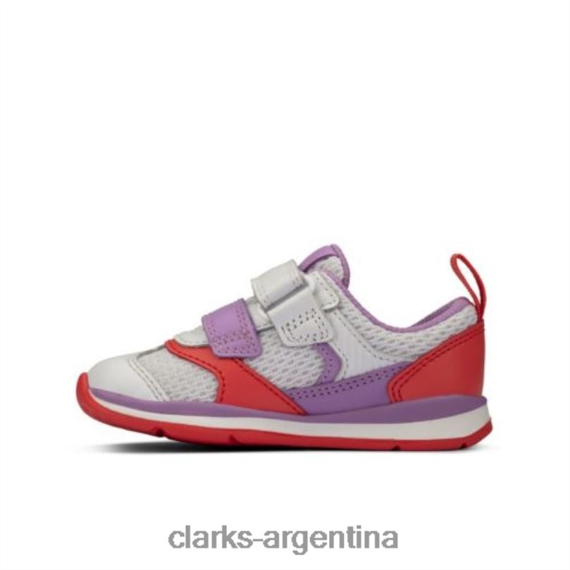 Clarks unisexo 2FZPZ4729 clarks lila combi ferris run fst g fit combinación lila