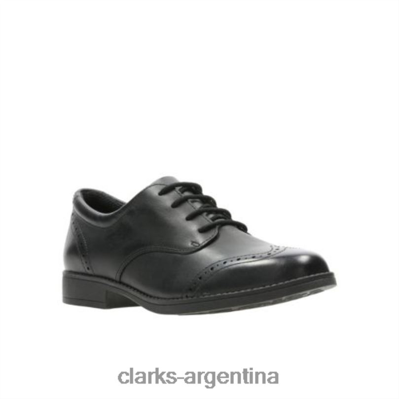 Clarks unisexo 2FZPZ4735 sami walk jnr g fit clarks cuero negro cuero negro