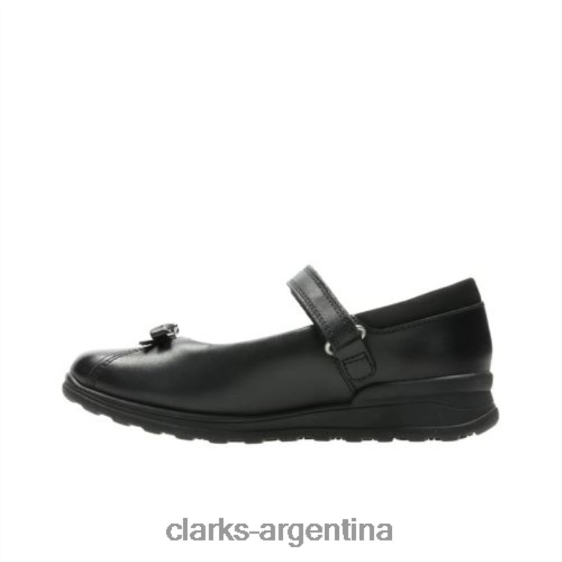 Clarks unisexo 2FZPZ4743 mariel deseo inf e fit clarks cuero negro cuero negro
