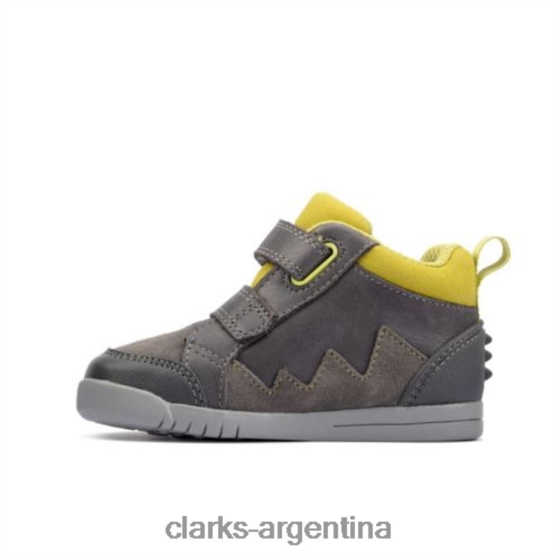 Clarks unisexo 2FZPZ4780 clarks rex park fst f fit cuero gris cuero gris
