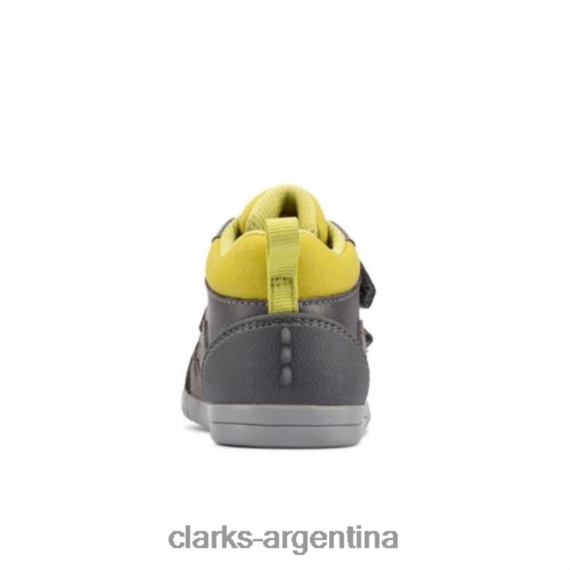 Clarks unisexo 2FZPZ4780 clarks rex park fst f fit cuero gris cuero gris