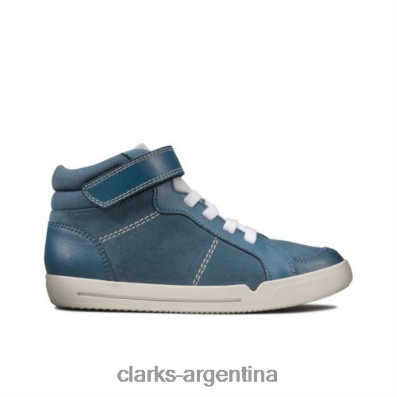 Clarks unisexo 2FZPZ4799 emery beat inf f fit clarks ante azul gamuza azul