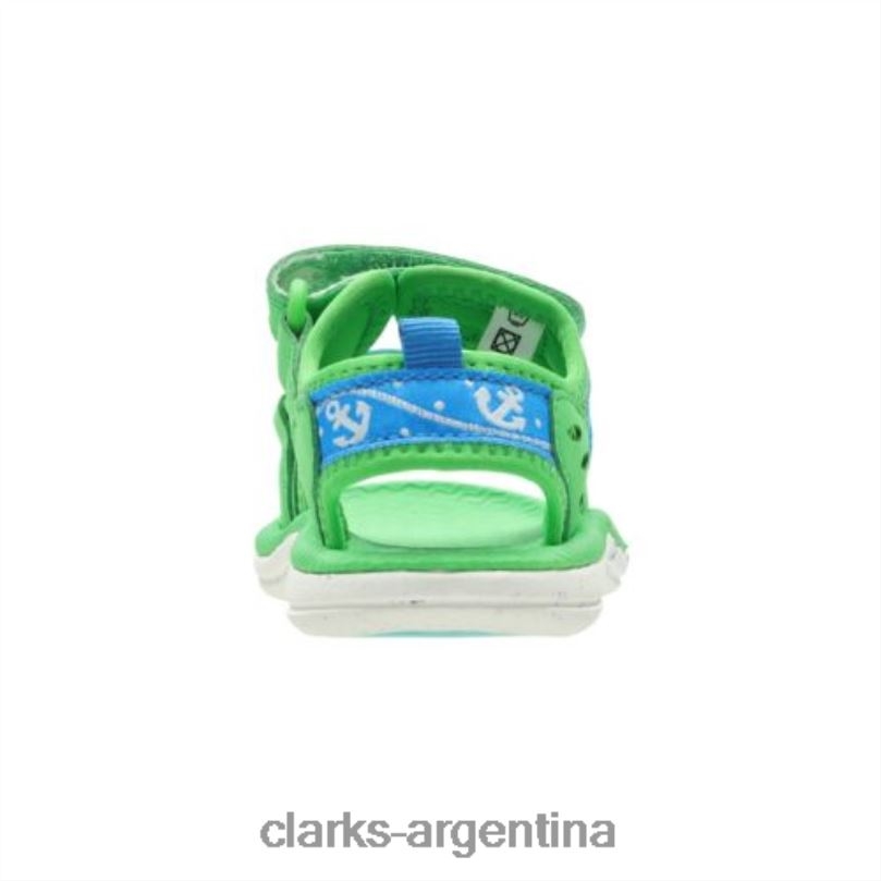 Clarks unisexo 2FZPZ4849 clarks green movello 15 pre f ajuste verde