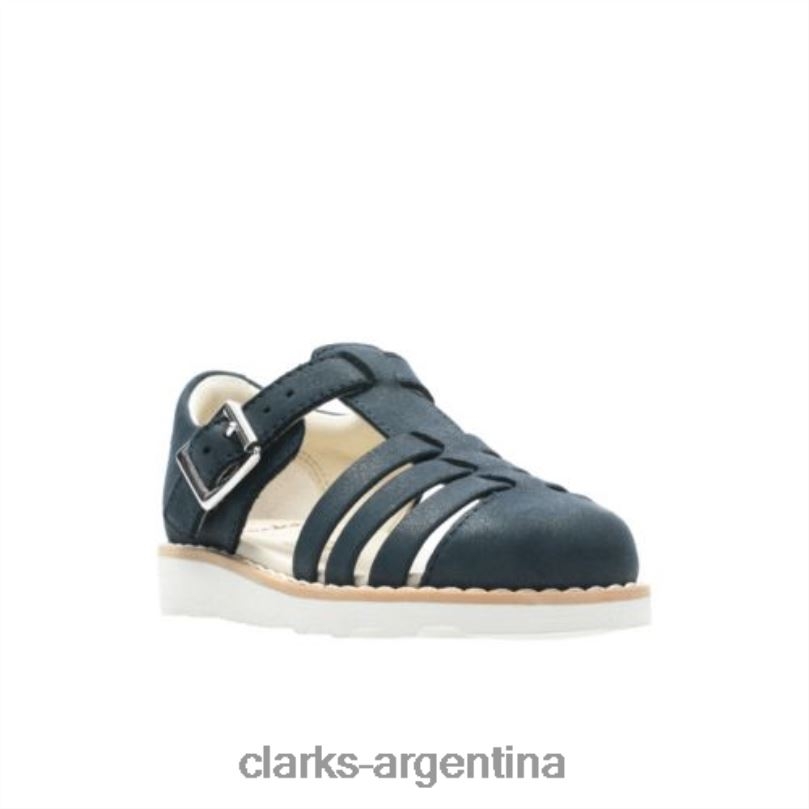 Clarks unisexo 2FZPZ4867 clarks corona de cuero azul marino inf g fit cuero azul marino