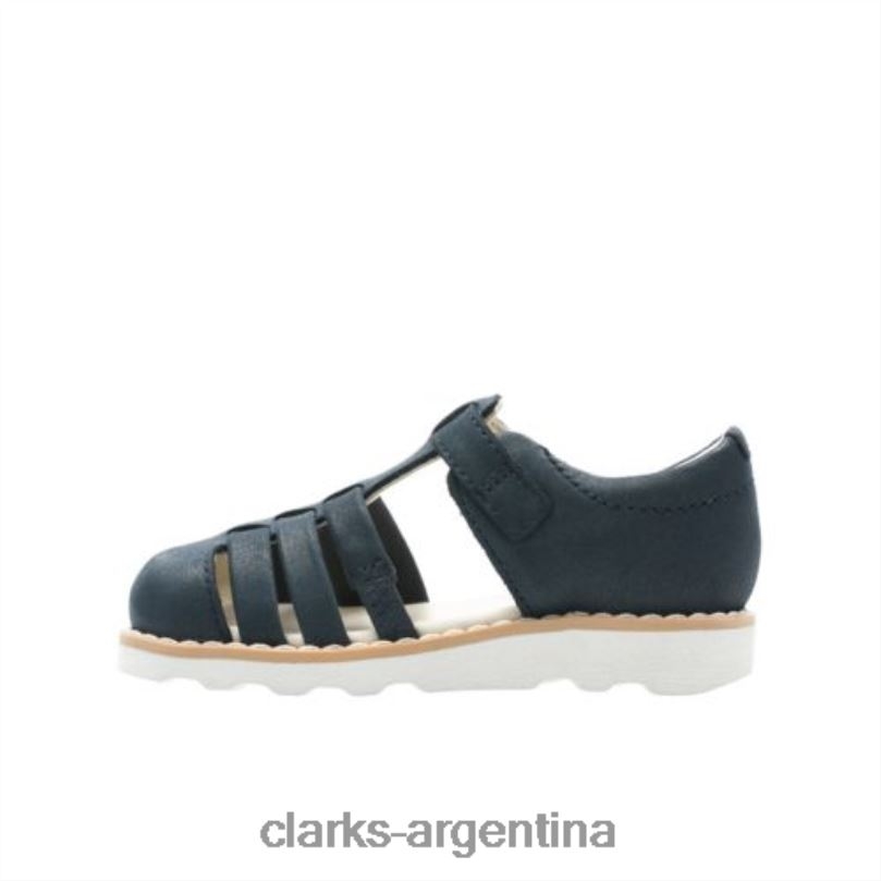 Clarks unisexo 2FZPZ4867 clarks corona de cuero azul marino inf g fit cuero azul marino