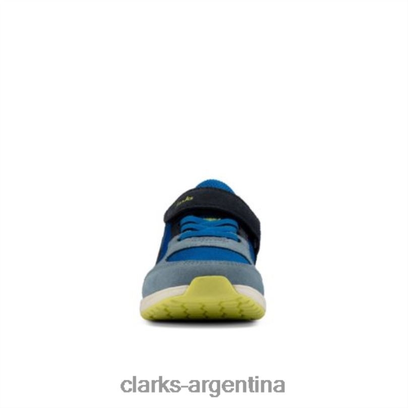 Clarks unisexo 2FZPZ4939 peine azul brillante clarks aeon flex inf g fit peine azul brillante
