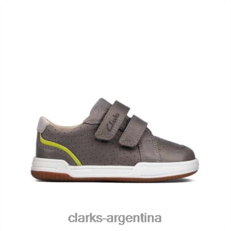 Clarks unisexo 2FZPZ4949 fawn solo fst f fit clarks cuero gris cuero gris