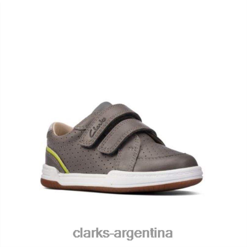 Clarks unisexo 2FZPZ4949 fawn solo fst f fit clarks cuero gris cuero gris