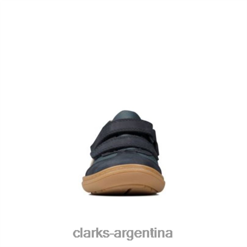 Clarks unisexo 2FZPZ4952 clarks de cuero azul marino 2 flash metra fst g fit cuero azul marino