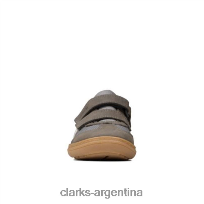 Clarks unisexo 2FZPZ4955 Clarks de cuero gris oscuro flash metra fst g fit cuero gris oscuro