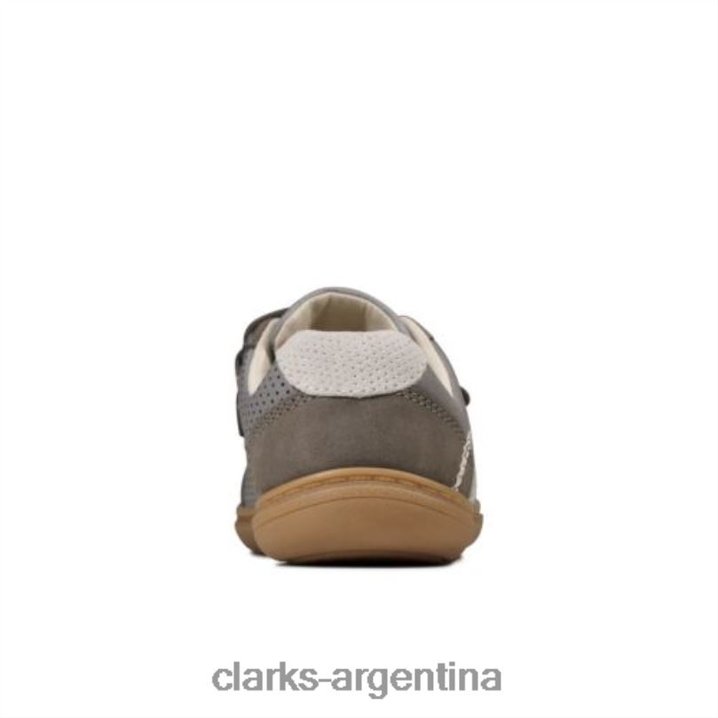 Clarks unisexo 2FZPZ4955 Clarks de cuero gris oscuro flash metra fst g fit cuero gris oscuro