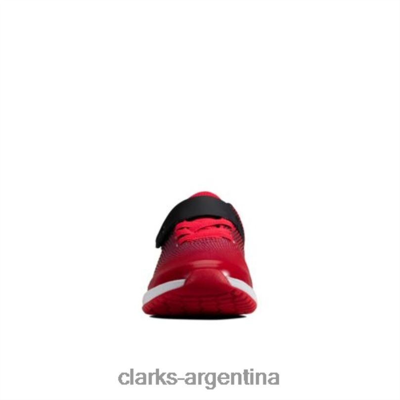 Clarks unisexo 2FZPZ4961 clarks red aeon pace jnr g fit rojo