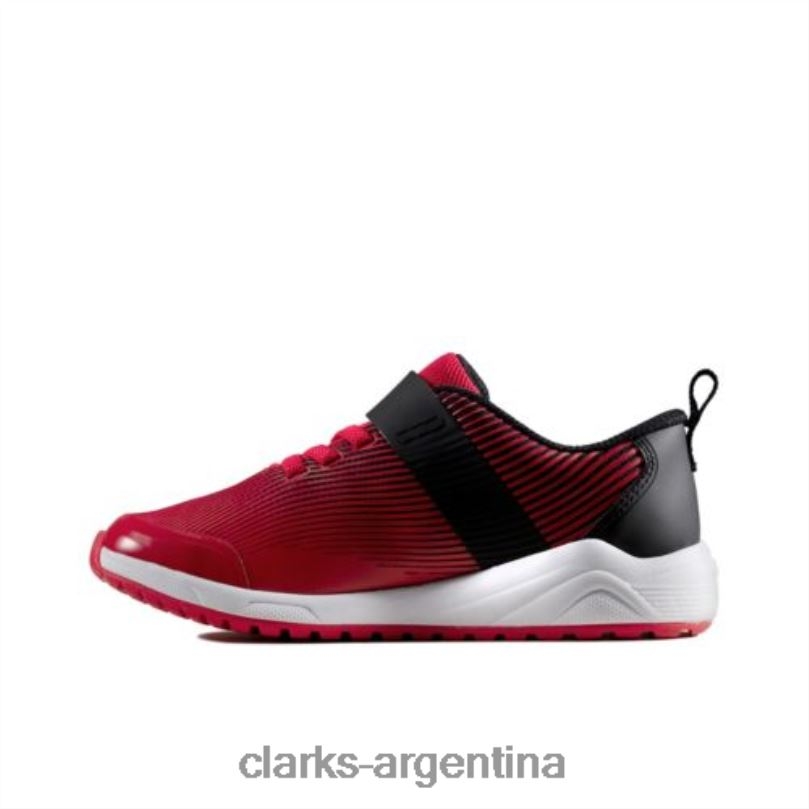 Clarks unisexo 2FZPZ4961 clarks red aeon pace jnr g fit rojo