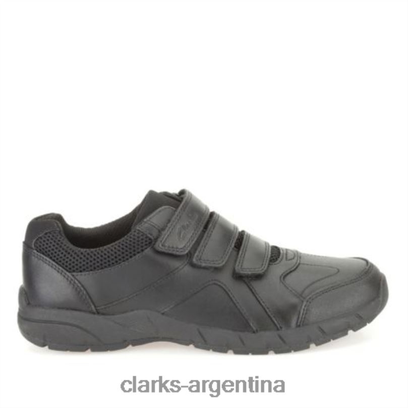 Clarks unisexo 2FZPZ4969 clarks cuero negro air learn inf g fit cuero negro