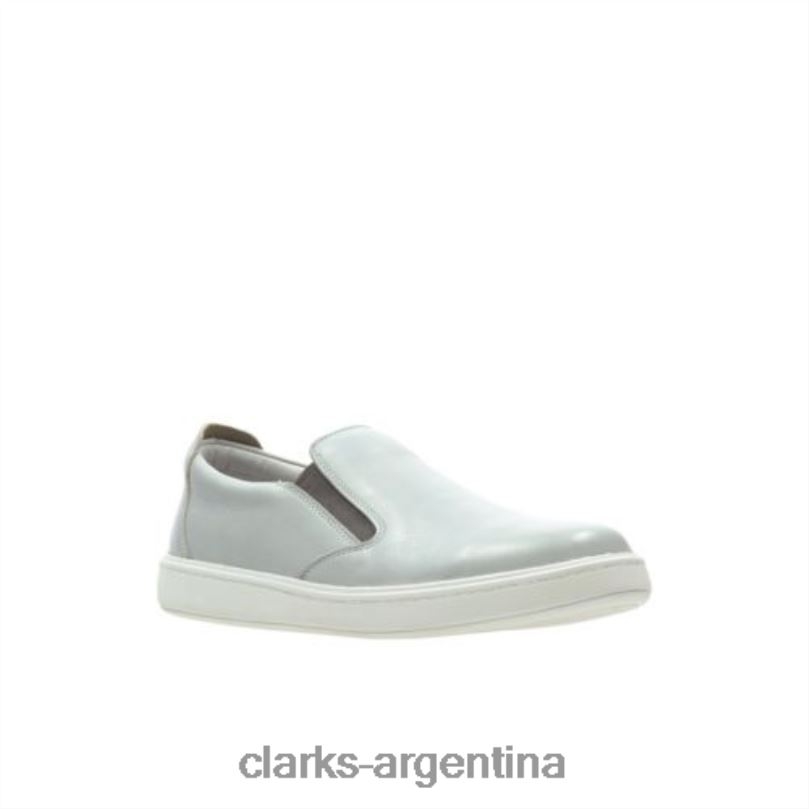 Clarks unisexo 2FZPZ4979 clarks street verve jnr g fit cuero gris cuero gris