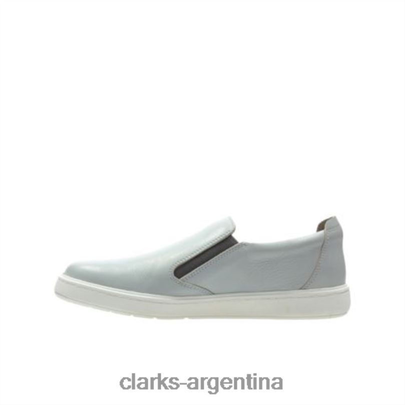 Clarks unisexo 2FZPZ4979 clarks street verve jnr g fit cuero gris cuero gris