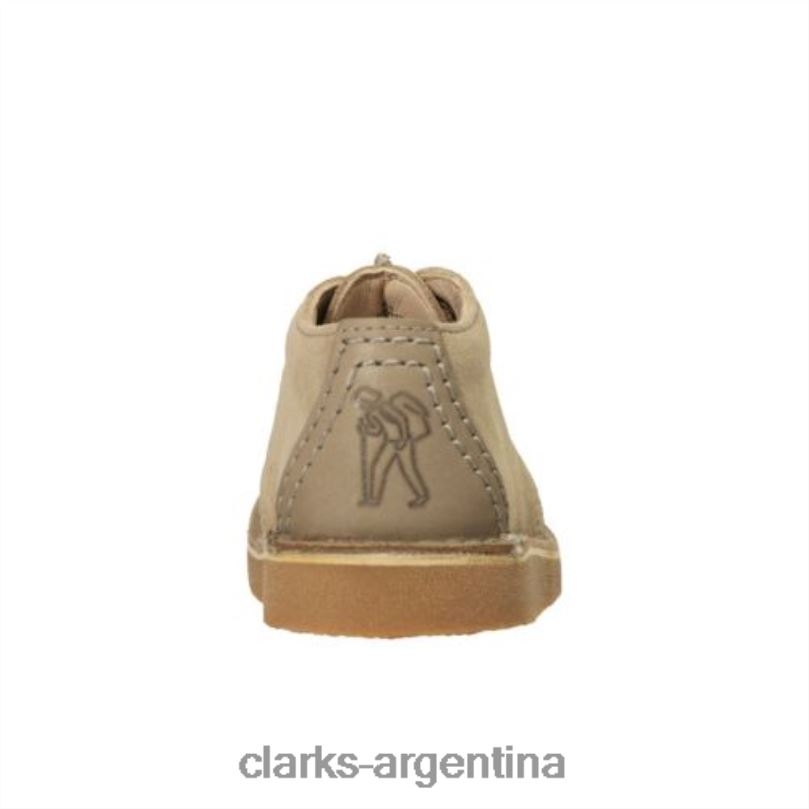 Clarks unisexo 2FZPZ4980 clarks ante arena desierto trek jnr g fit gamuza arena