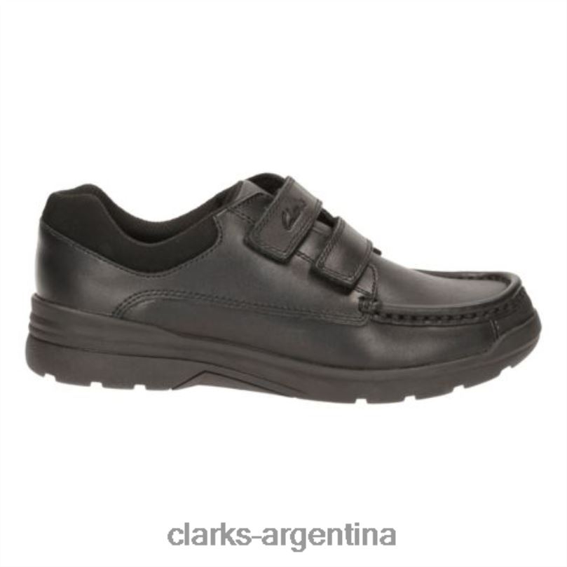 Clarks unisexo 2FZPZ4994 clarks obie play inf f fit cuero negro cuero negro