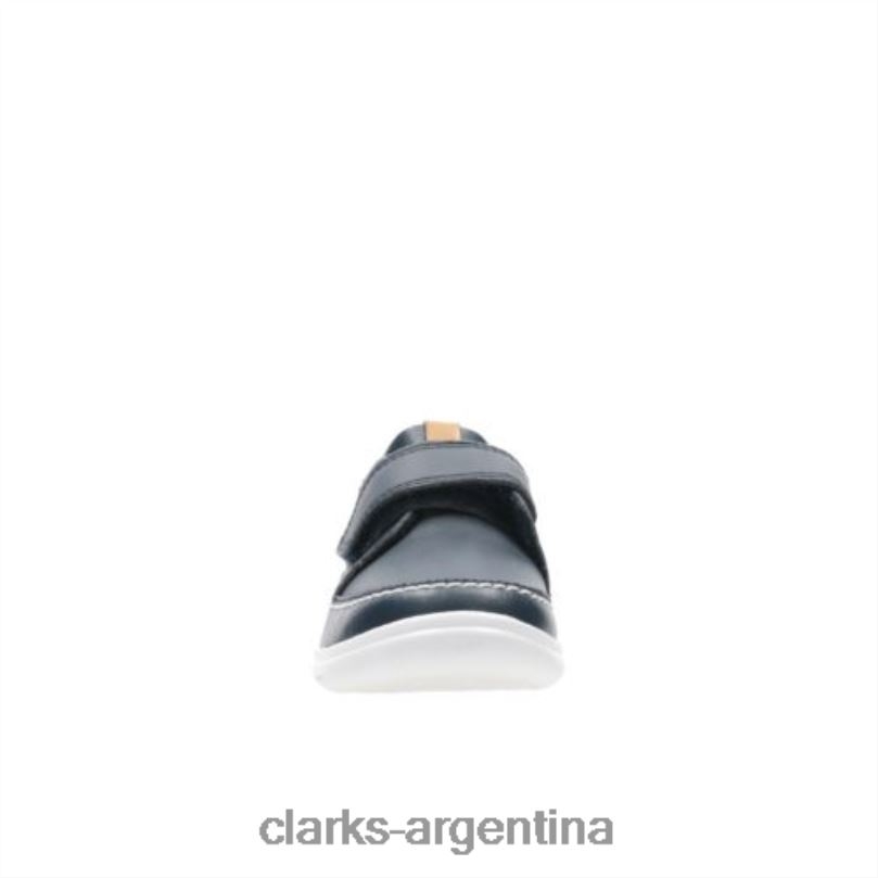Clarks unisexo 2FZPZ4996 Escudo de cuero azul marino ember fst g fit clarks cuero azul marino