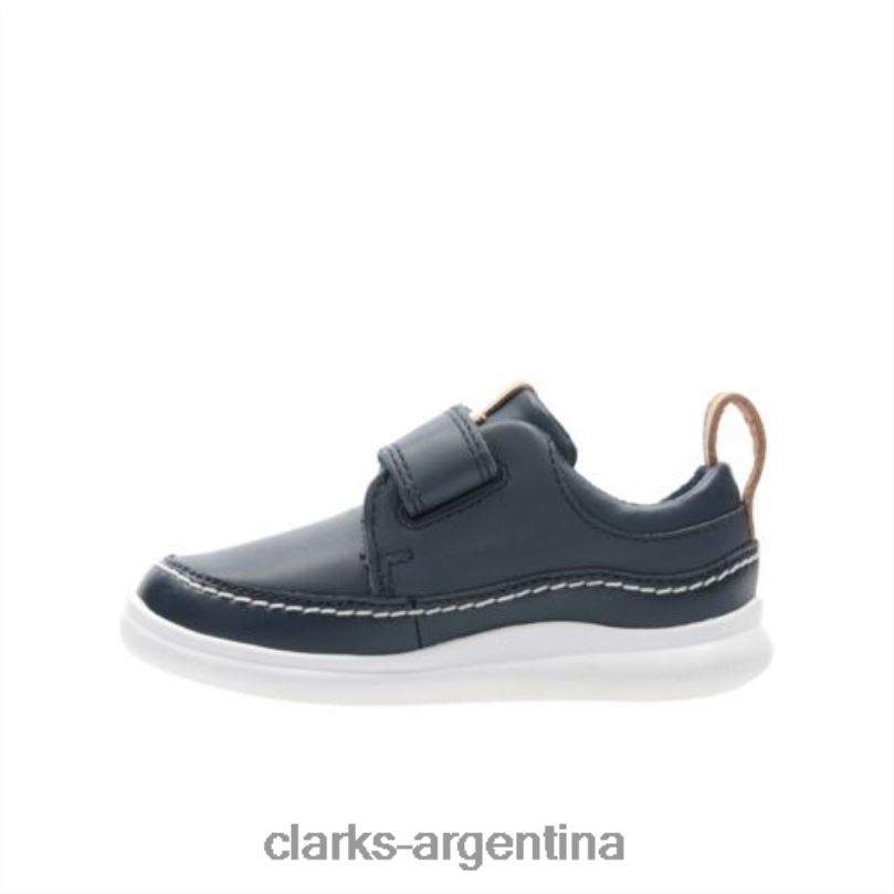 Clarks unisexo 2FZPZ4996 Escudo de cuero azul marino ember fst g fit clarks cuero azul marino